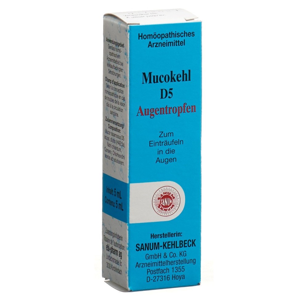 MUCOKEHL gtt opht 5 D fl 5 ml MUCOKEHL gtt opht 5 D fl 5 ml