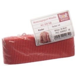 BORT Mitella bretelles soutenir bras 3.5cm rouge