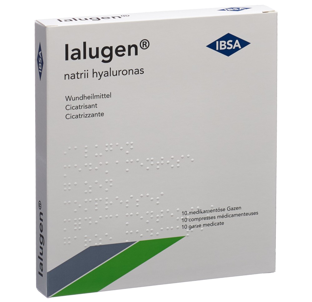 IALUGEN gaze médicinale 10x10cm 10 pce IALUGEN gaze médicinale 10x10cm 10 pce