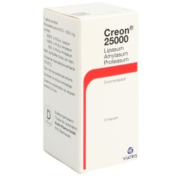 CREON 25000 caps bte 50 pce