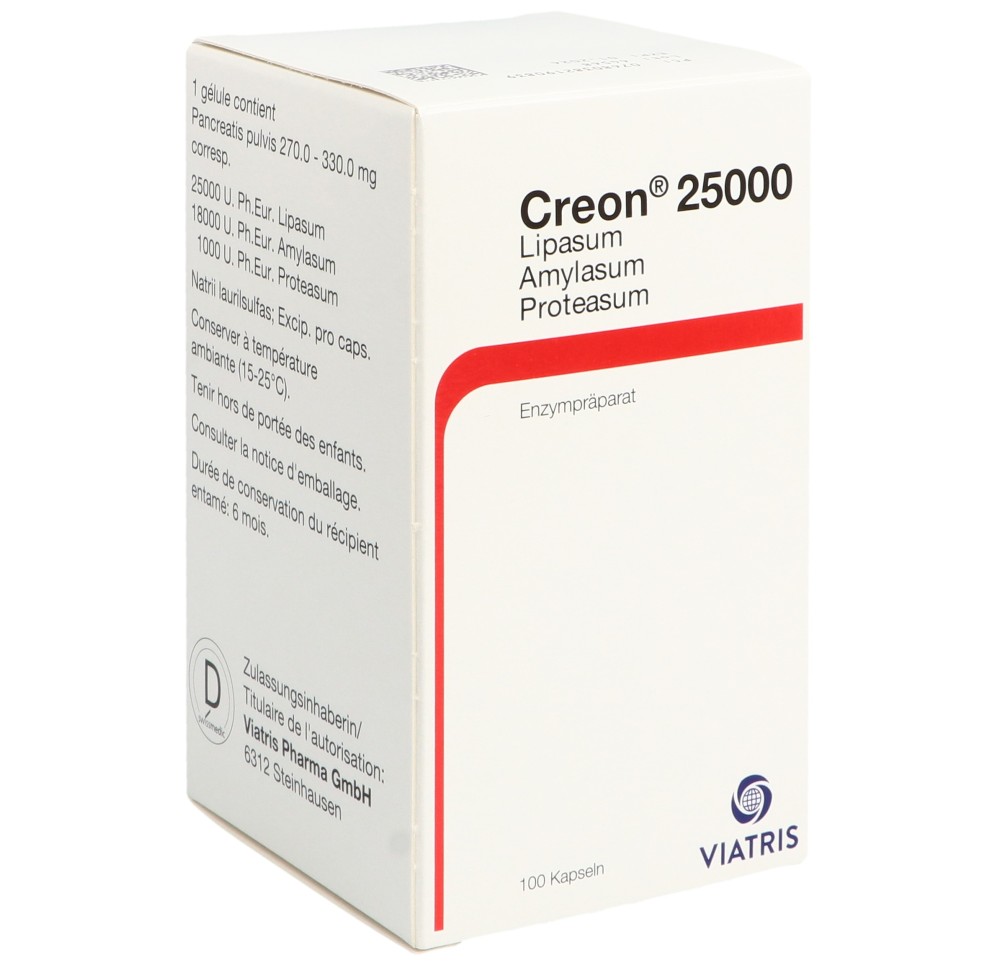 CREON 25000 caps bte 100 pce