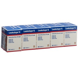 LEUKOTAPE K bande tap kinésio 5mx5cm chair 5 pce