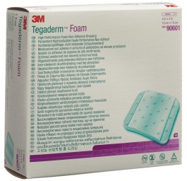 3M TEGADERM FOAM compr mousse 10x10cm n adh 10 pce