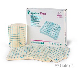 3M TEGADERM FOAM compr mousse 10x20cm n adh 5 pce