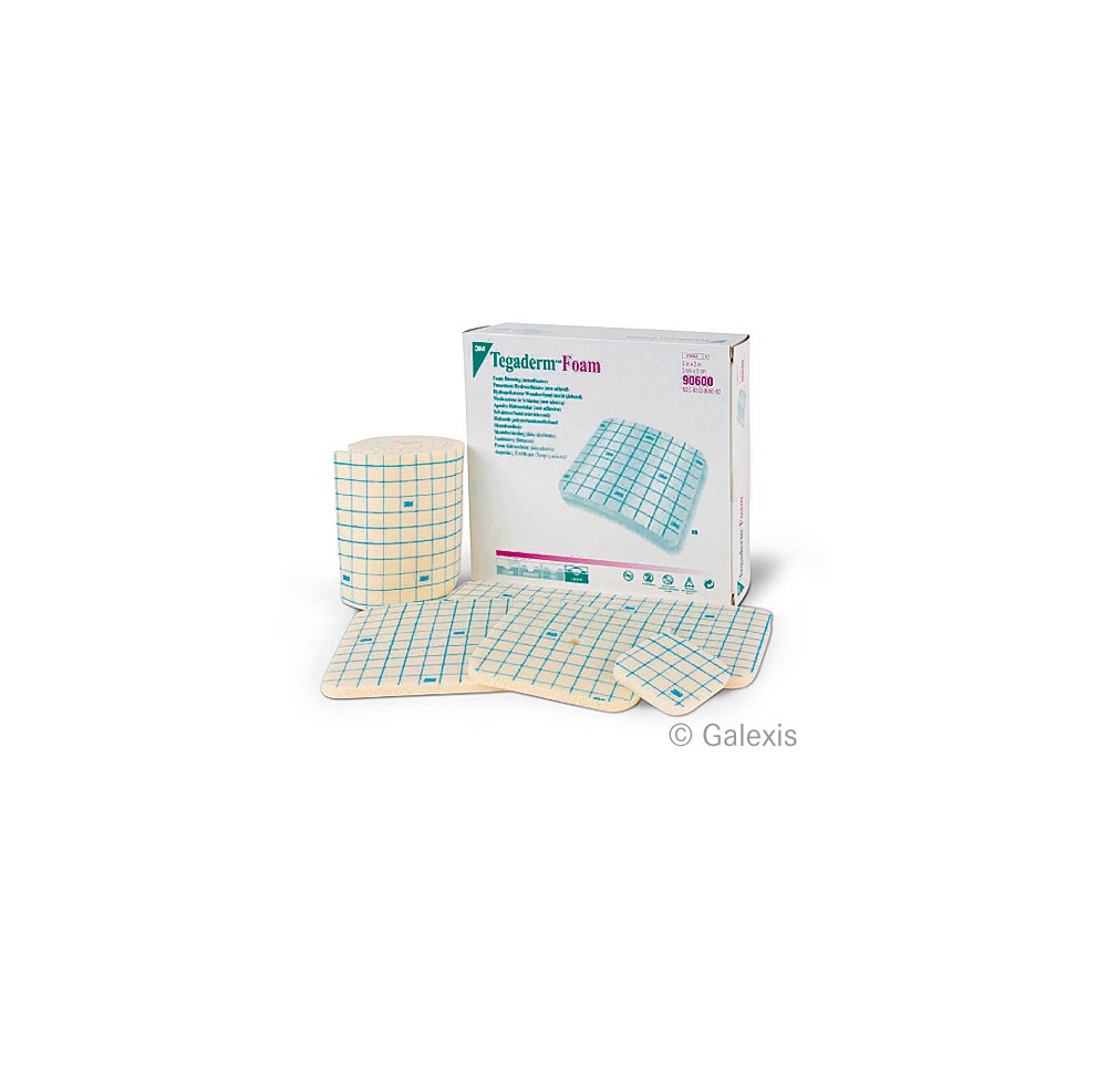 3M TEGADERM FOAM compr mousse 10x20cm n adh 5 pce 3M TEGADERM FOAM compr mousse 10x20cm n adh 5 pce