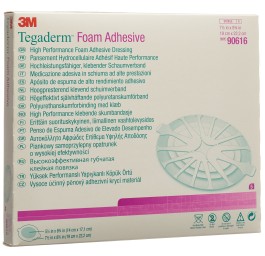 3M TEGADERM FOAM compr mousse 14x17.1cm adh 5 pce