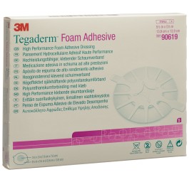 3M TEGADERM FOAM compr mousse 7.6x7.6cm adh 5 pce