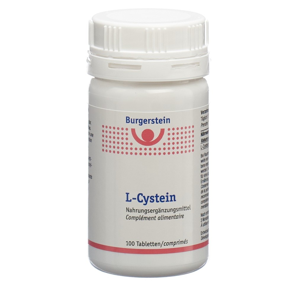 BURGERSTEIN L-Cystein cpr bte 100 pce BURGERSTEIN L-Cystein cpr bte 100 pce