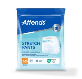 ATTENDS STRETCHPANT slip filet XXL 15 pce