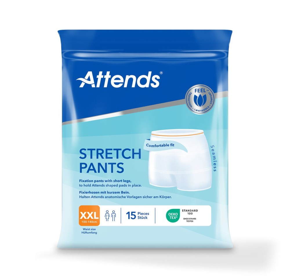 ATTENDS STRETCHPANT slip filet XXL 15 pce
