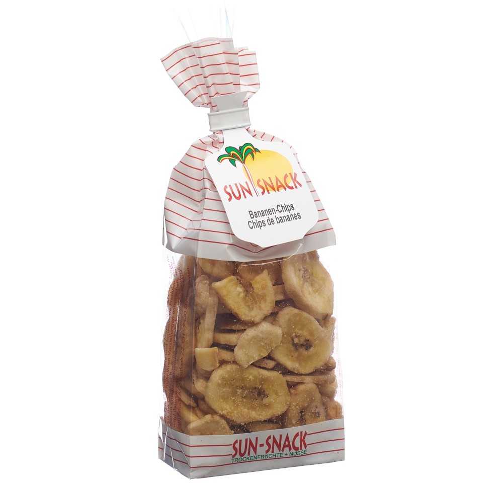 SUN SNACK chips de bananes sach 120 g SUN SNACK chips de bananes sach 120 g
