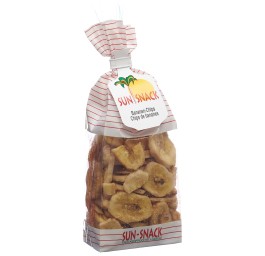 SUN SNACK chips de bananes sach 120 g