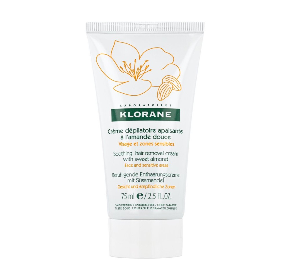 KLORANE Crème dépilatoire apais zones sens 75 ml