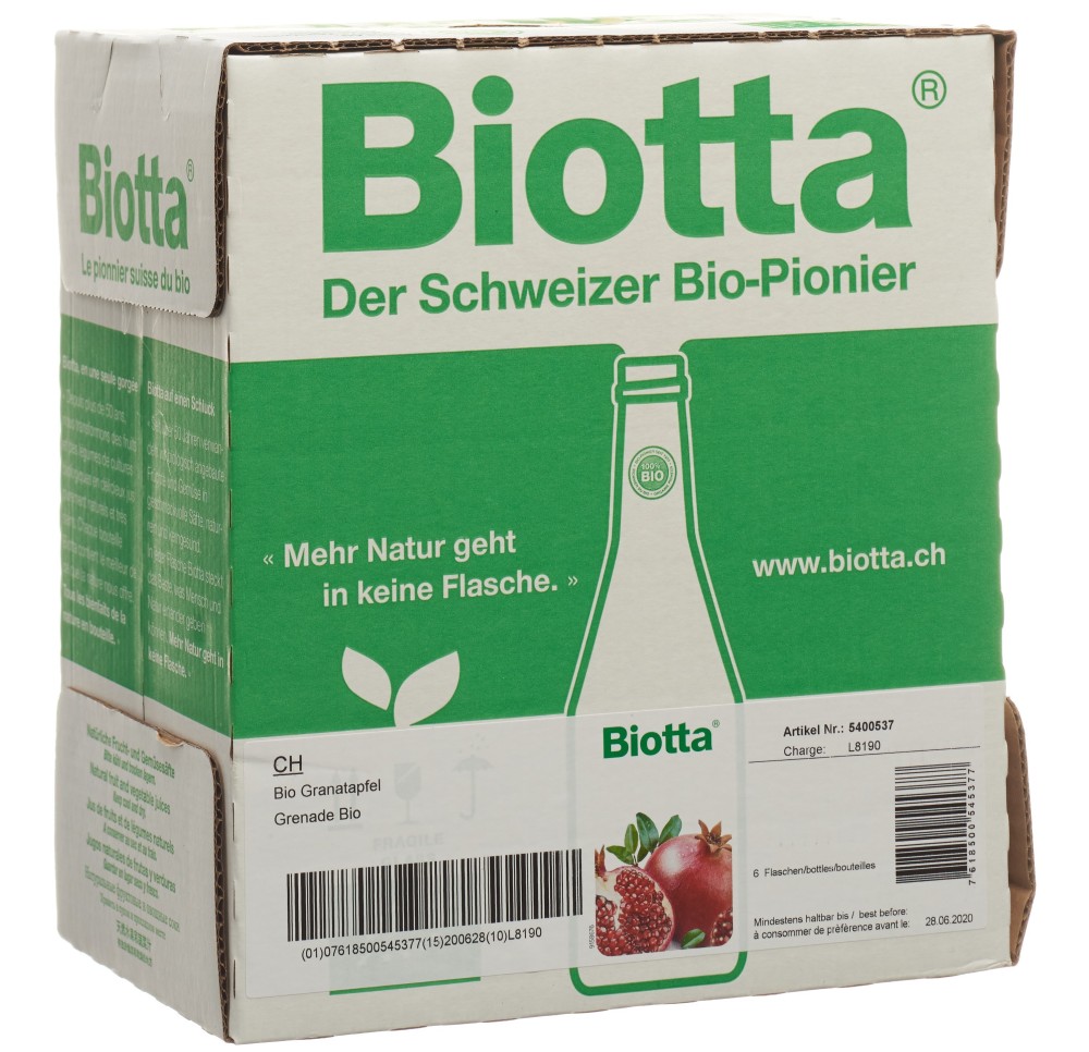 BIOTTA Grenade Bio 6 fl 5 dl