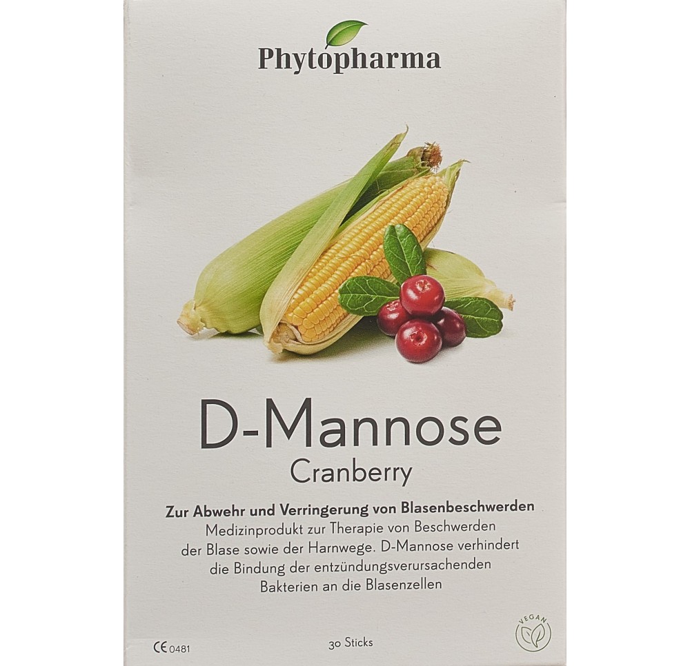 Phytopharma D-Mannose Cranberry stick 30 pce