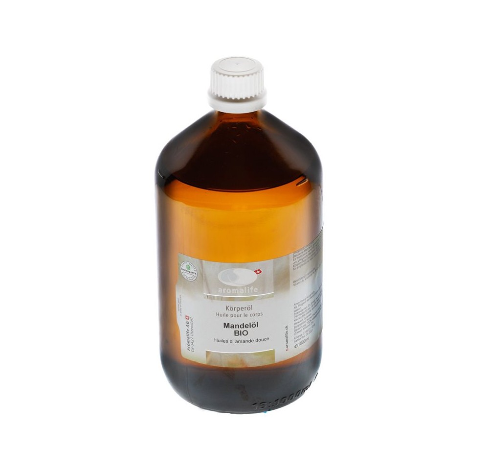 AROMALIFE huile d'amande douce BIO 1000 ml
