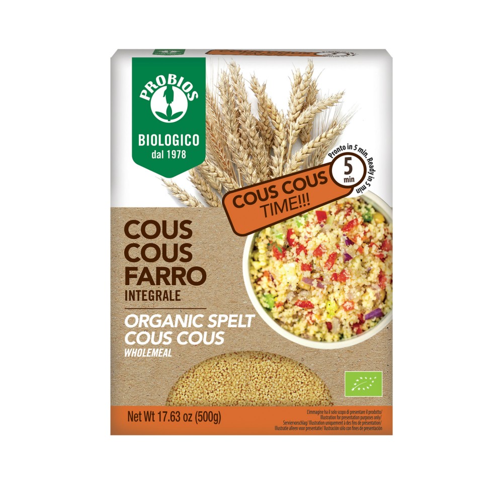 PROBIOS couscous complet épeautre bio 500 g PROBIOS couscous complet épeautre bio 500 g