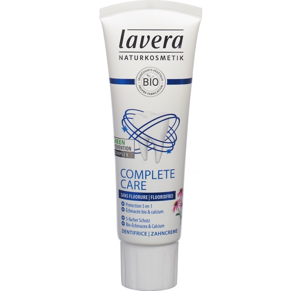 Lavera Dentifrice complete care sans fluor tb 75 ml