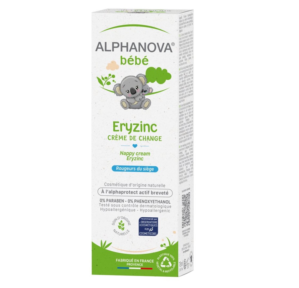 ALPHANOVA BB Eryzinc crème change tb 75 g ALPHANOVA BB Eryzinc crème change tb 75 g