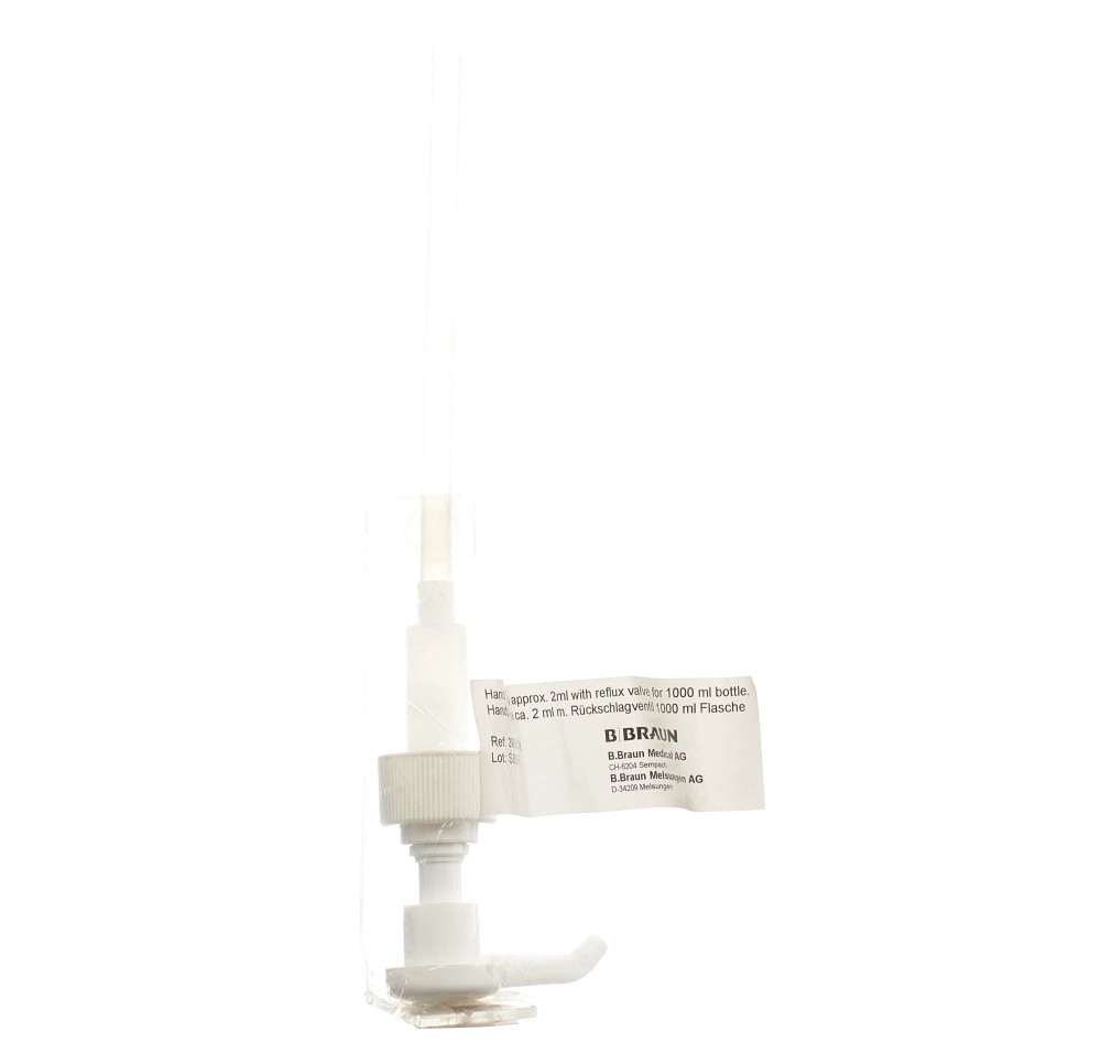 B. BRAUN pompe dosage 1000ml (2ml) soupape retenue