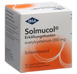 SOLMUCOL toux grasse cpr sucer 200 mg 40 pce