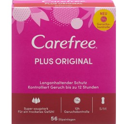 Carefree Plus Original 56 pce