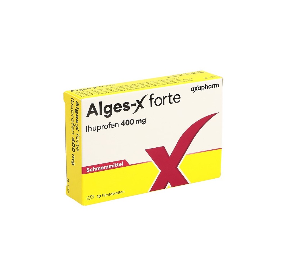 ALGES-X Forte cpr pell 400 mg 10 pce ALGES-X Forte cpr pell 400 mg 10 pce