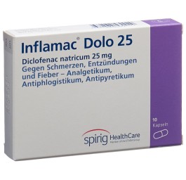 INFLAMAC Dolo caps 25 mg 10 pce