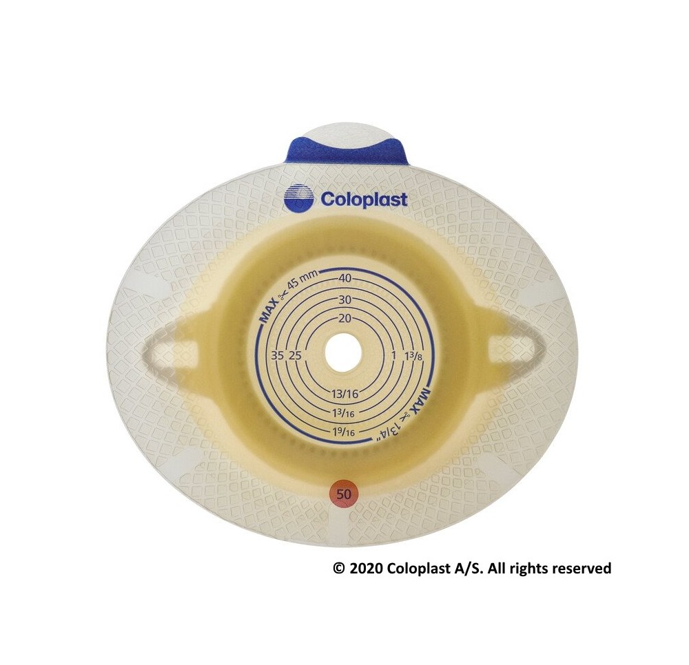 SENSURA click plaque base 35/60 convex light 5 pce SENSURA click plaque base 35/60 convex light 5 pce