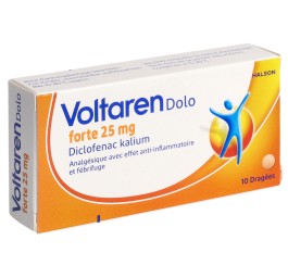 VOLTAREN DOLO forte drag 25 mg 10 pce