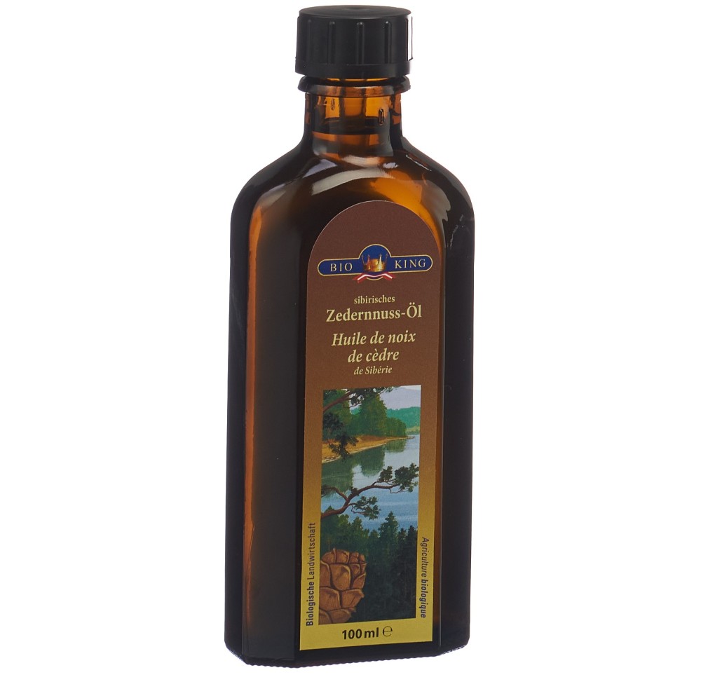 BIOKING huile de noix de cèdres de Sibérie 100 ml