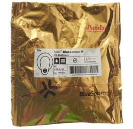AMBU BLUE SENSOR ECG elect M bouton-press 50 pce
