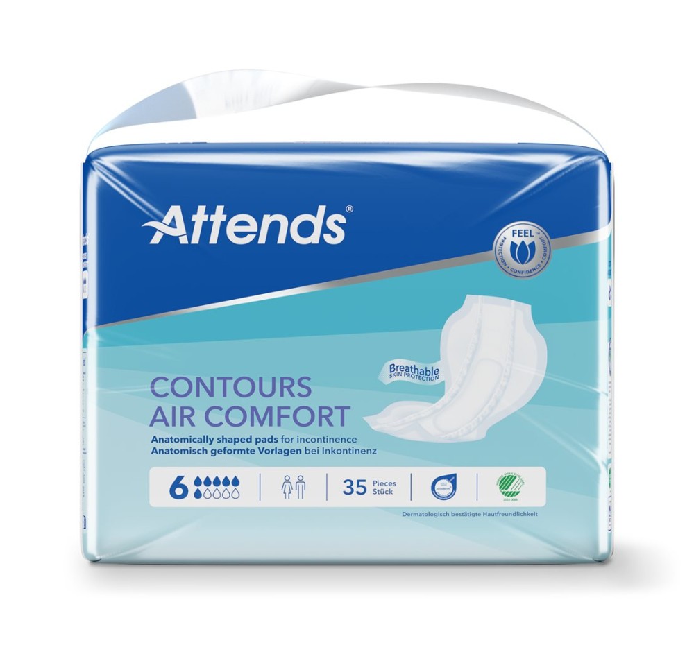 ATTENDS CONTOURS 6 air comf lange 35 pce ATTENDS CONTOURS 6 air comf lange 35 pce