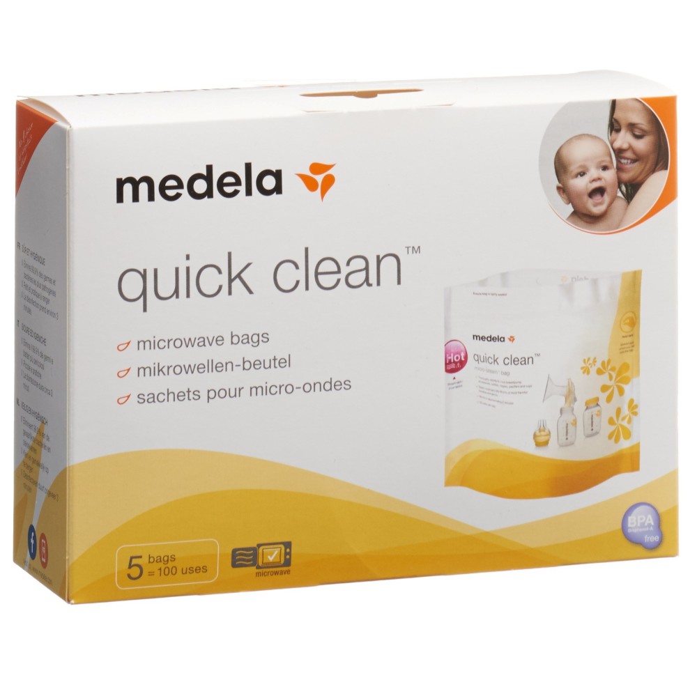 MEDELA Quick Clean sachet stérilisat micro-ondes