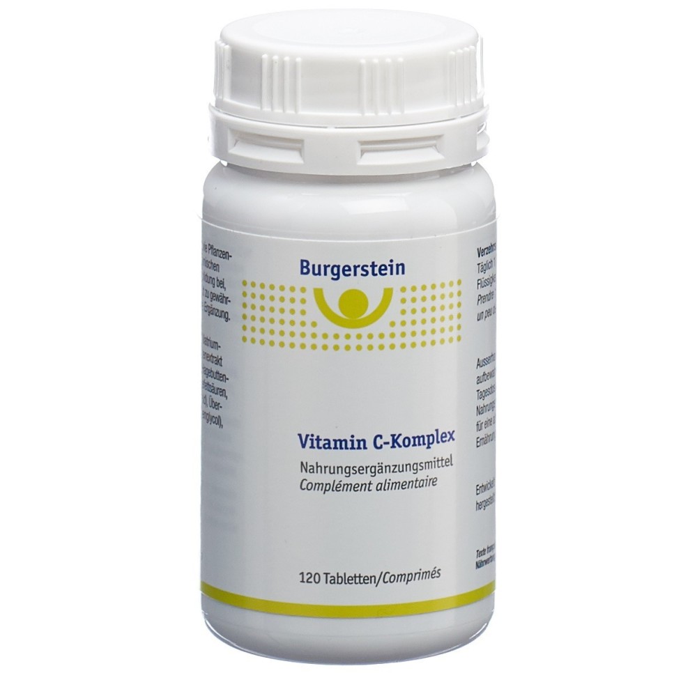 BURGERSTEIN Vitamin C Komplex cpr 120 pce BURGERSTEIN Vitamin C Komplex cpr 120 pce