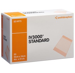IV3000 fixation canule 10x14cm s orifice 50 pce