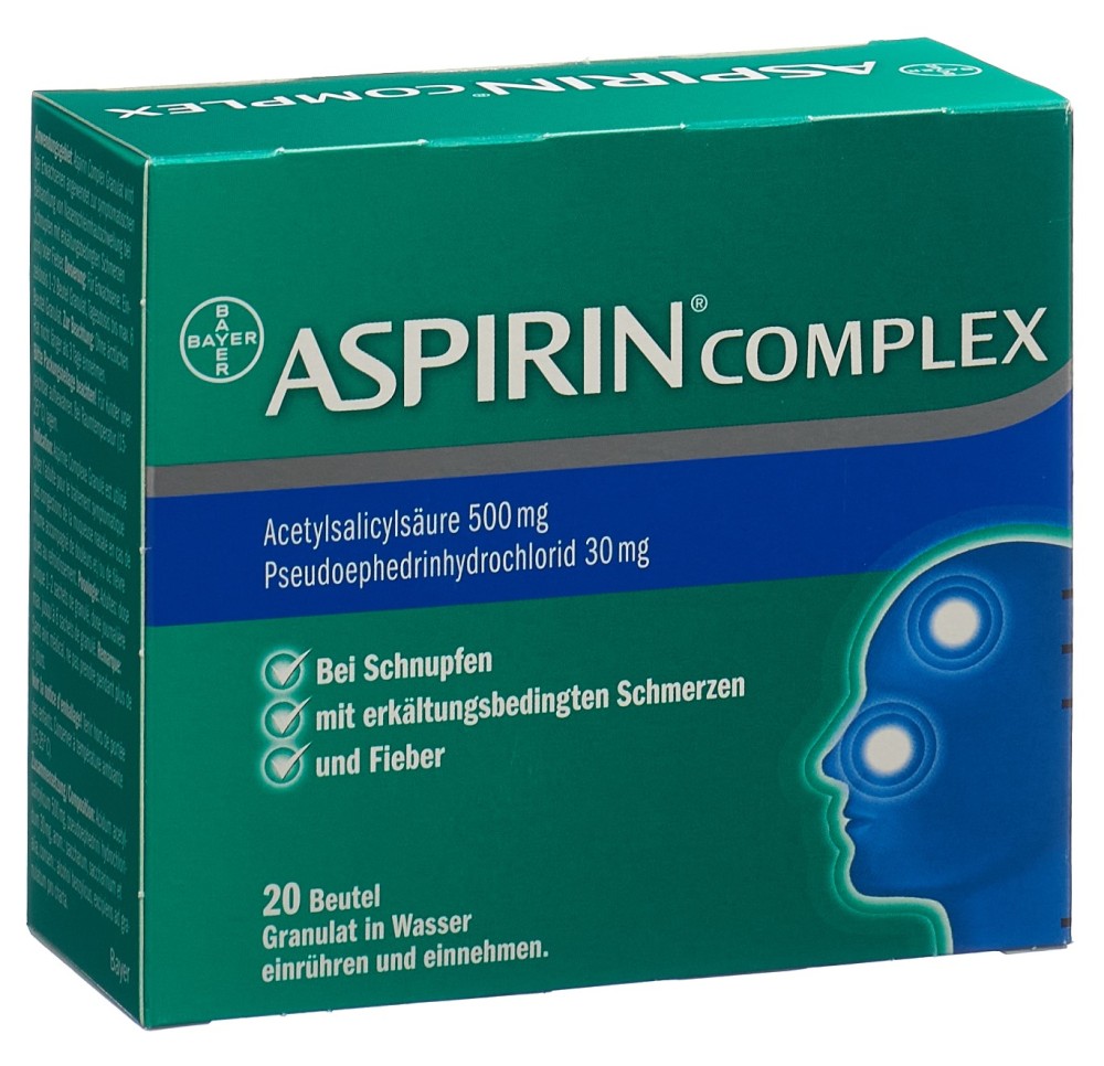 ASPIRINE Complexe gran sach 20 pce