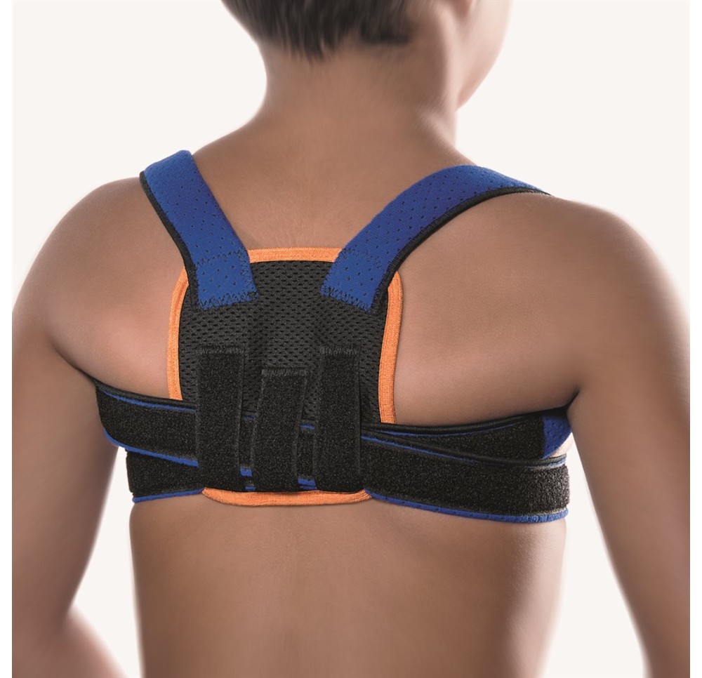 BORT STABILOFIX ceinture mainti dos kids régl bleu