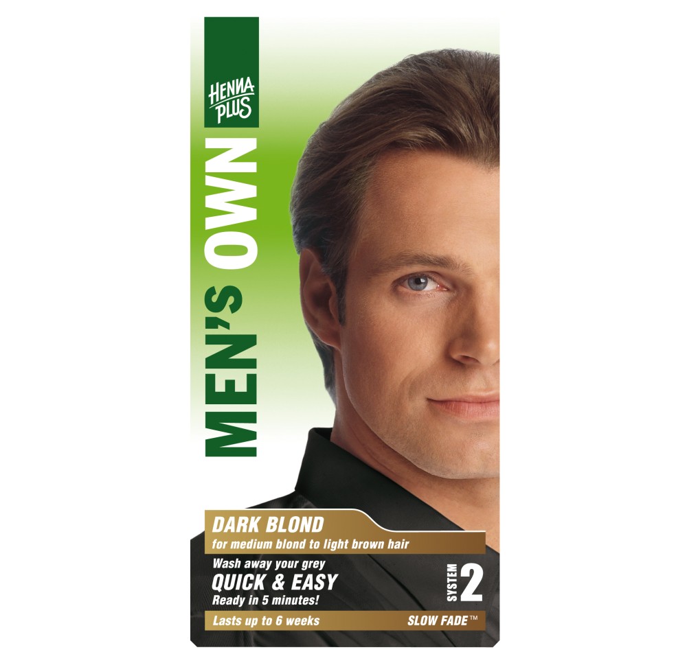 HENNA PLUS mens own syst2 dark-blond HENNA PLUS mens own syst2 dark-blond