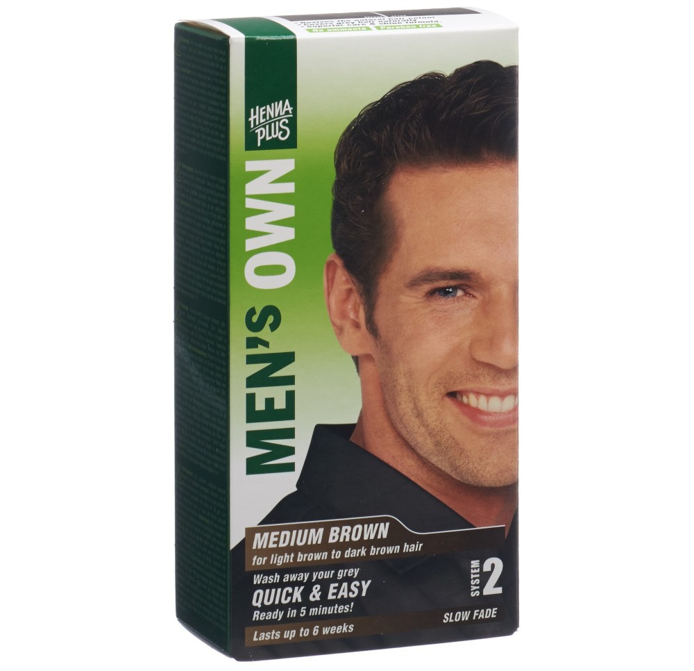 HENNA PLUS mens own syst2 medium-brown HENNA PLUS mens own syst2 medium-brown