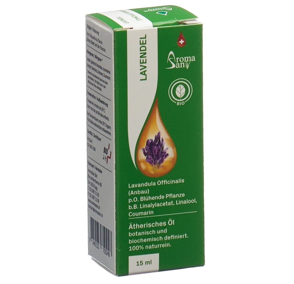 AROMASAN lavande offici huil ess étui bio 15 ml