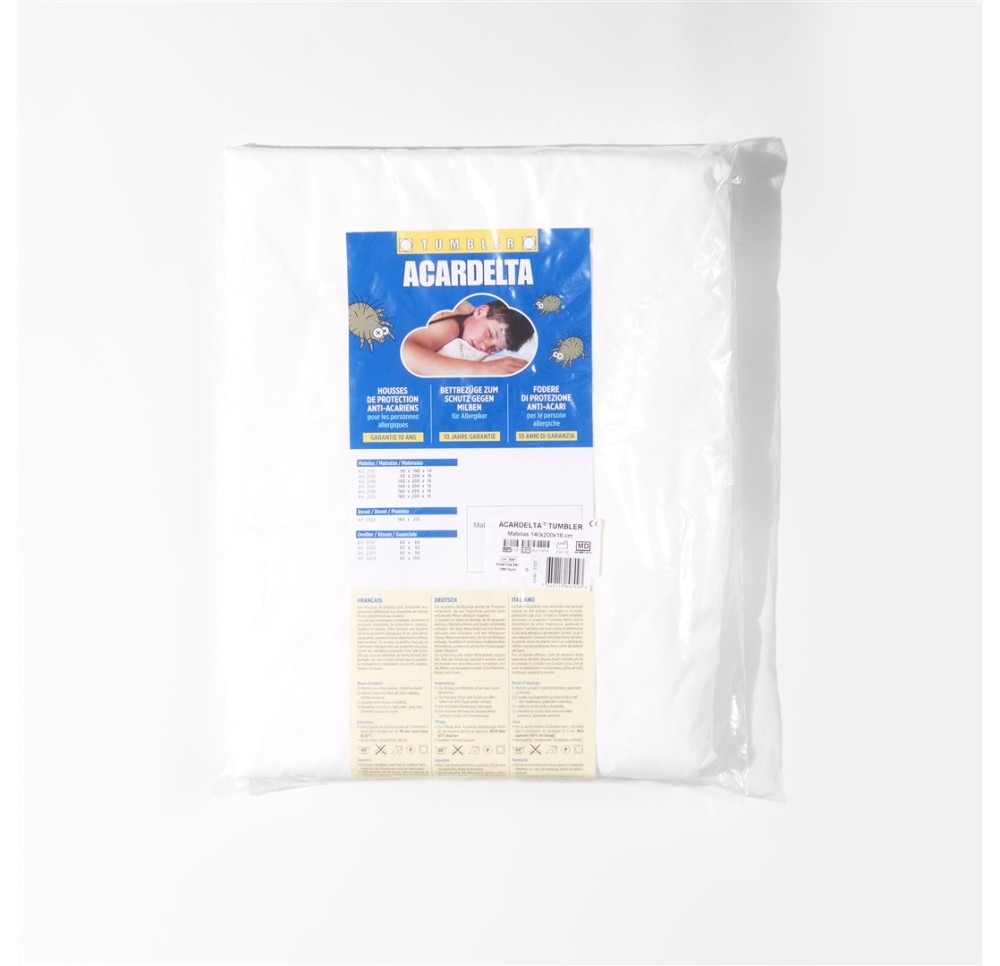 ACARDELTA Tumbler prot matelas acar 140x200x16cm ACARDELTA Tumbler prot matelas acar 140x200x16cm