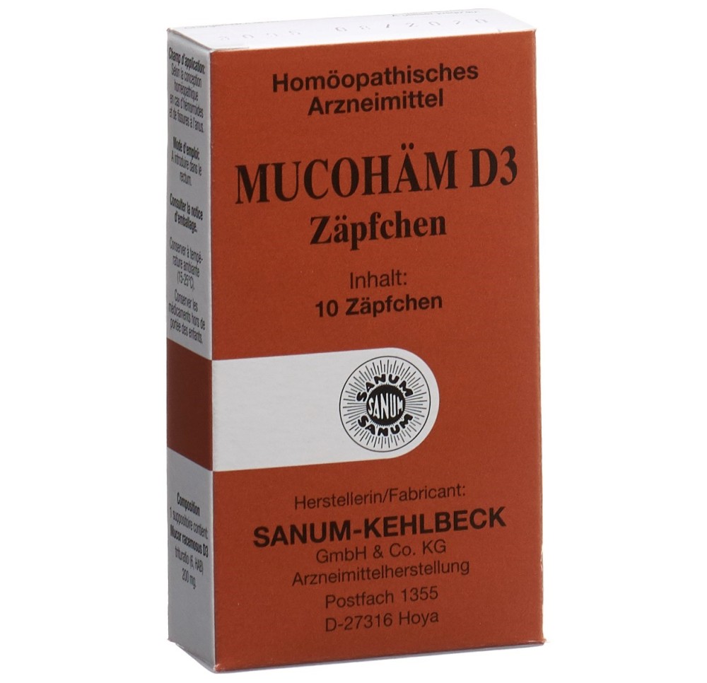 MUCOHÄM supp 10 pce