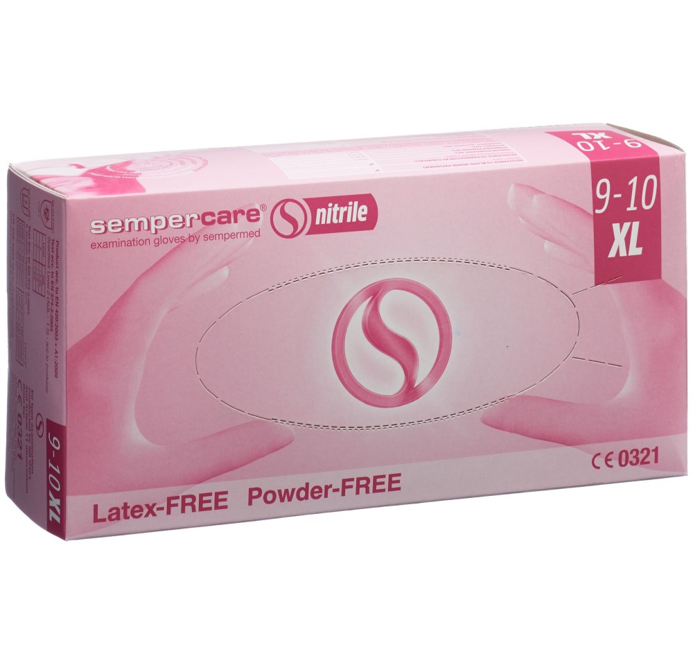 SEMPERCARE gants Nitrile XL npo nst 90 pce