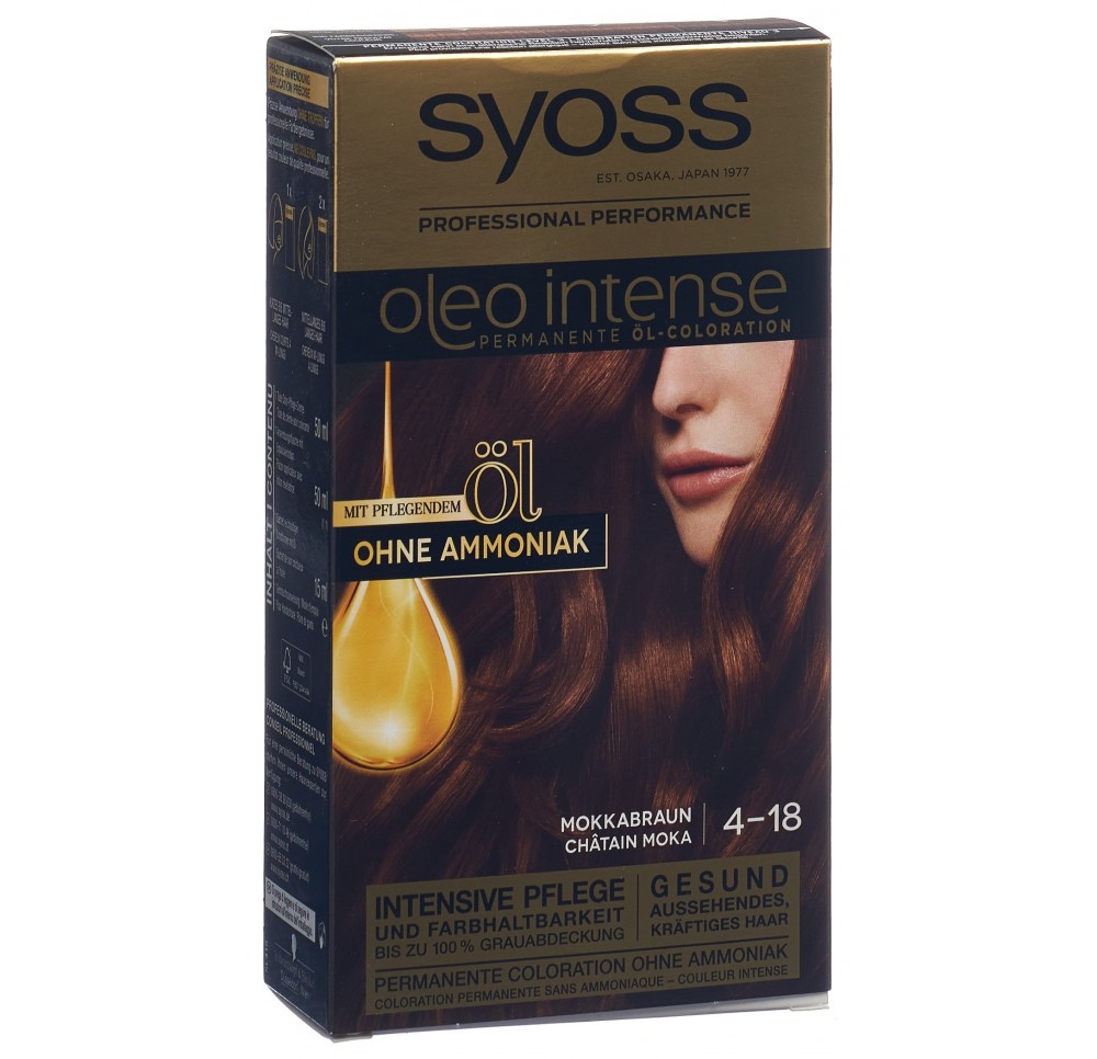 Syoss Oleo Intense 4-18 Châtain Mokka