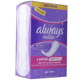 always protège-slip ProFresh Large BigPack 40 pce