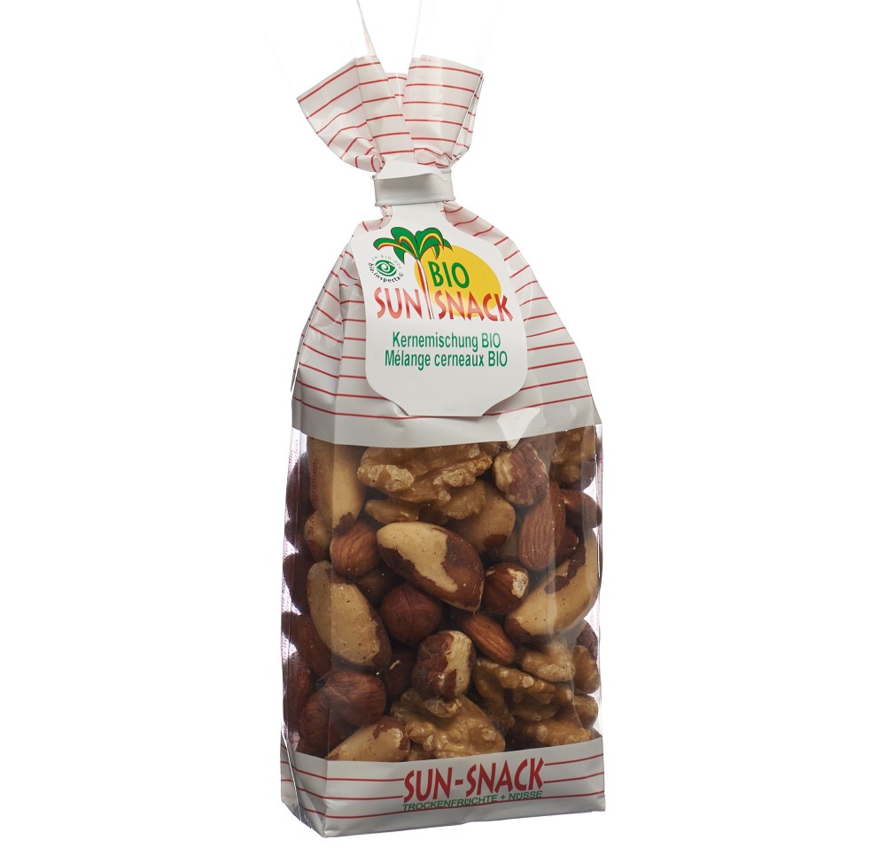 BIO SUN SNACK mélange cerneaux bio sach 200 g BIO SUN SNACK mélange cerneaux bio sach 200 g