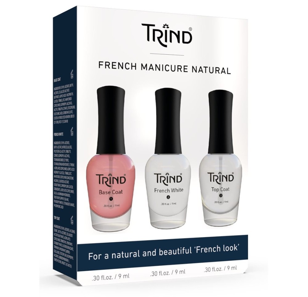 TRIND French Manicure Natural Set 3x9ml 3 fl 9 ml