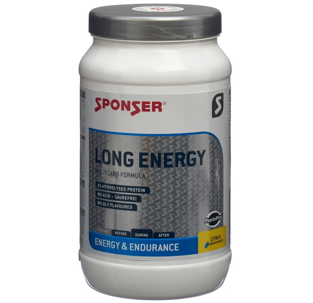 SPONSER Long Energy Citrus bte 1200 g SPONSER Long Energy Citrus bte 1200 g