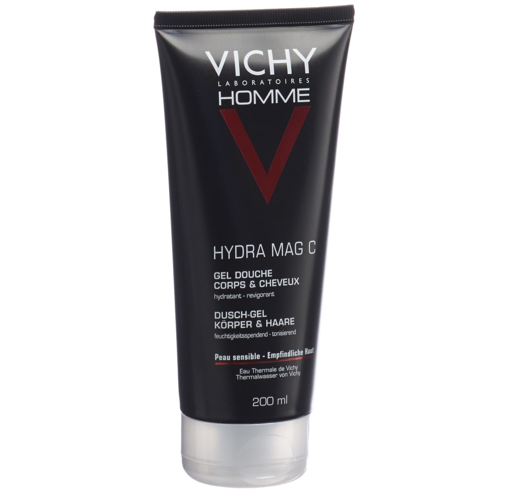VICHY Homme gel douche hydratant revigorant 200 ml VICHY Homme gel douche hydratant revigorant 200 ml